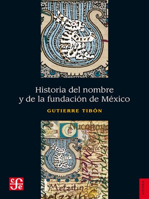 cover image of Historia del nombre y de la fundación de México